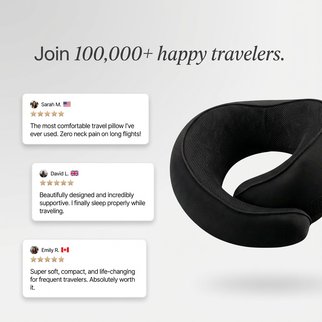 Flysoft™ 360° Travel Pillow