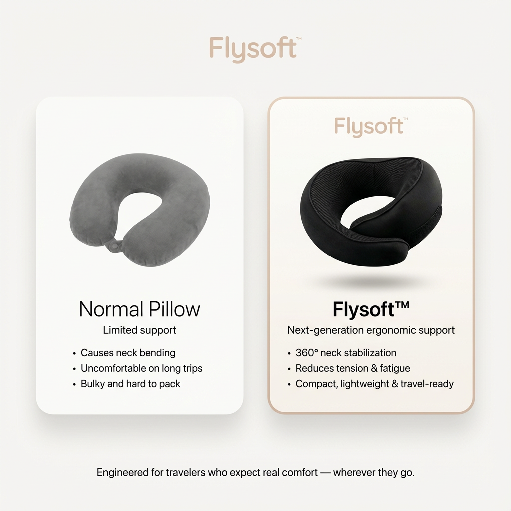Flysoft™ 360° Travel Pillow